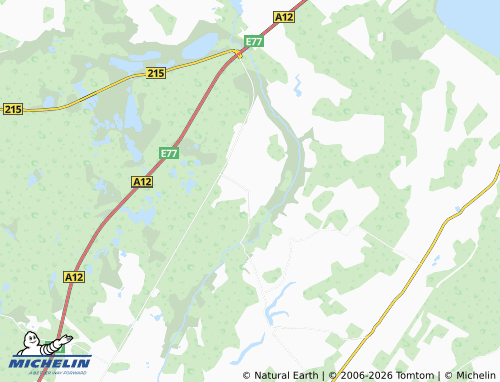 MICHELIN Bazilionai map - ViaMichelin