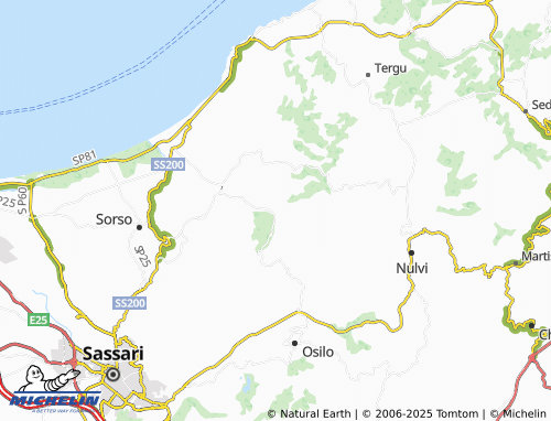 Kaart MICHELIN Pirastreddu - ViaMichelin