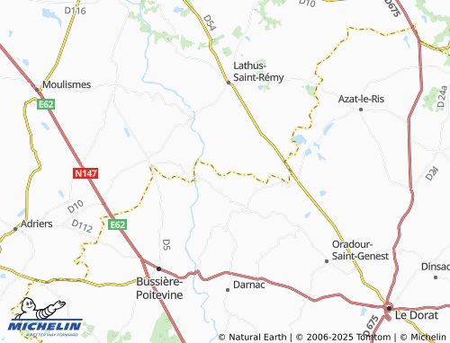 MICHELIN Montagne map - ViaMichelin