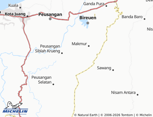 MICHELIN Ara Lipeh map - ViaMichelin
