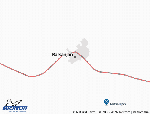 Carte MICHELIN Rafsanjan - ViaMichelin