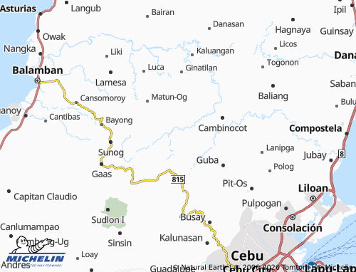 MICHELIN Tagbao map - ViaMichelin