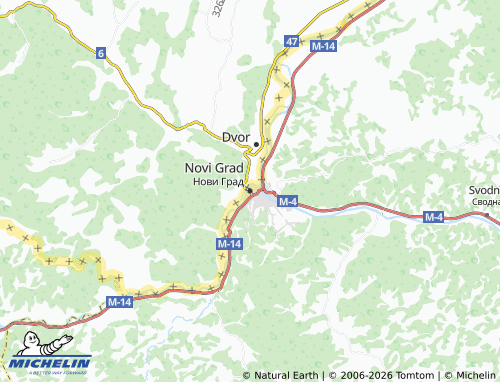 Mappa MICHELIN Novi Grad - ViaMichelin