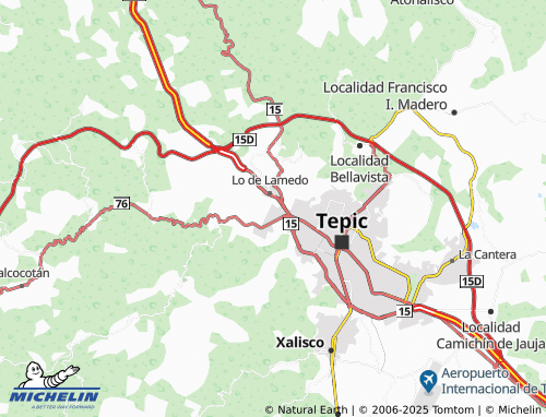 MICHELIN Localidad Las Delicias map - ViaMichelin