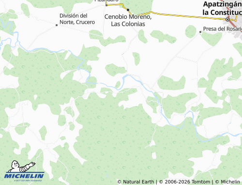 Mapa MICHELIN El Tepetate - ViaMichelin