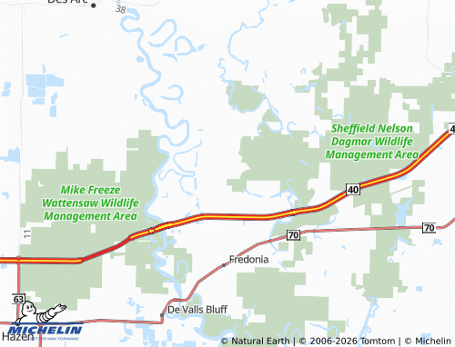 Mapa MICHELIN Beulah - ViaMichelin