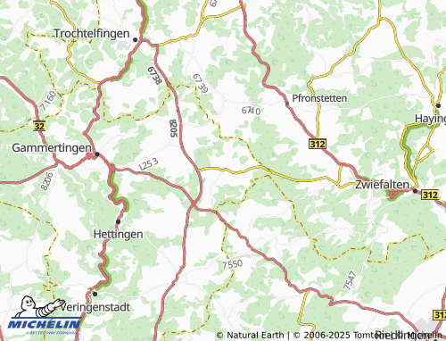 MICHELIN Kettenacker map - ViaMichelin