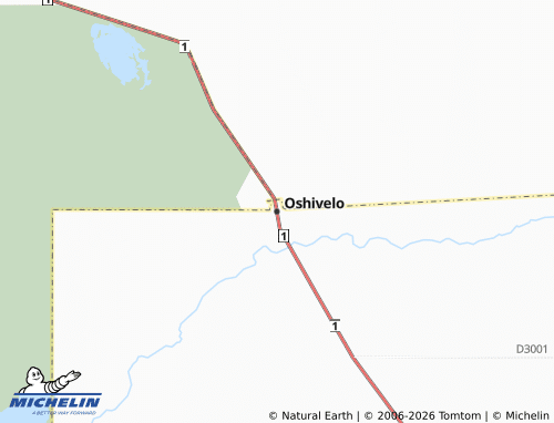 MICHELIN-Landkarte Oshivelo - ViaMichelin