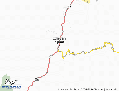 Carte MICHELIN Idjevan - ViaMichelin