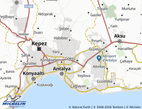 Mappa MICHELIN Güneş - ViaMichelin