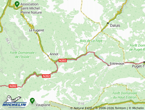 MICHELIN Saint-Benoît map - ViaMichelin