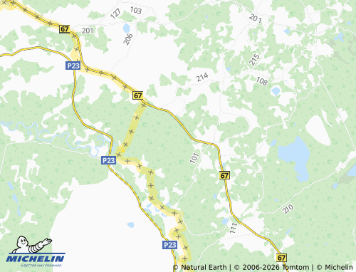 Kaart MICHELIN Koiva - ViaMichelin