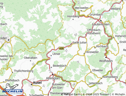 MICHELIN Eschenau map - ViaMichelin
