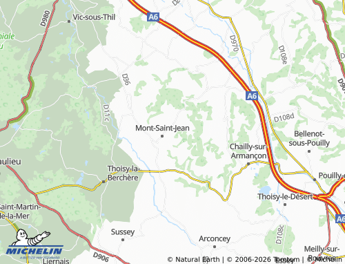 MICHELIN Montberthault map - ViaMichelin
