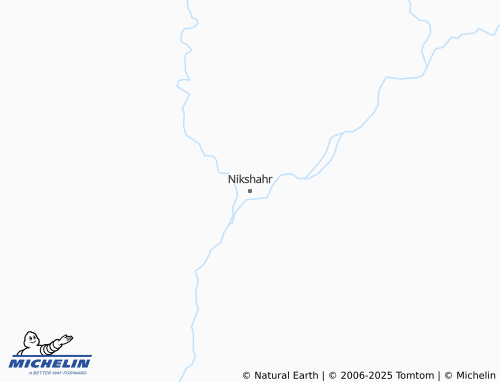Mapa MICHELIN Nikshahr - ViaMichelin