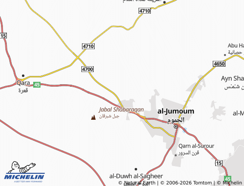 Carte MICHELIN Abu Orwah - ViaMichelin