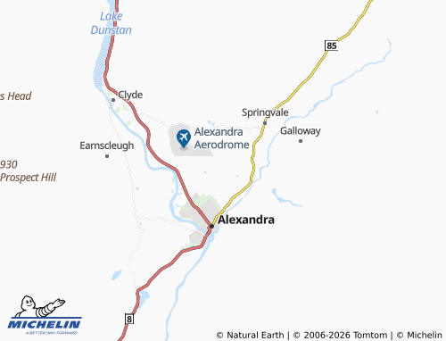 MICHELIN-Landkarte Letts Gully - ViaMichelin