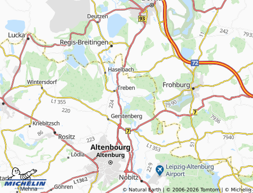 Mapa MICHELIN Fockendorf - ViaMichelin