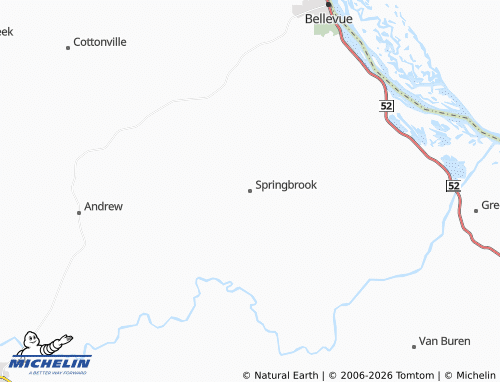 Carte MICHELIN Springbrook - ViaMichelin