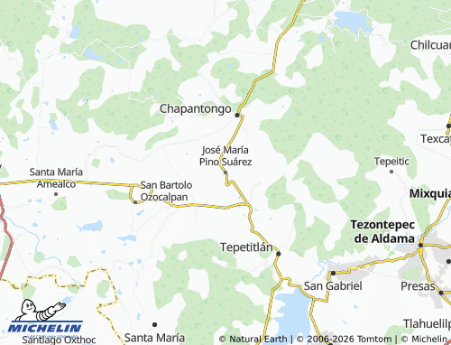 Mappa MICHELIN José María Pino Suárez - ViaMichelin