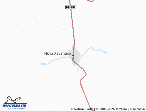 Carte MICHELIN Nova Xavantina - ViaMichelin