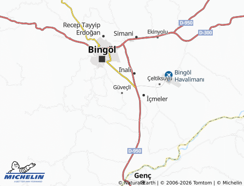 Mapa MICHELIN Güveçli - ViaMichelin