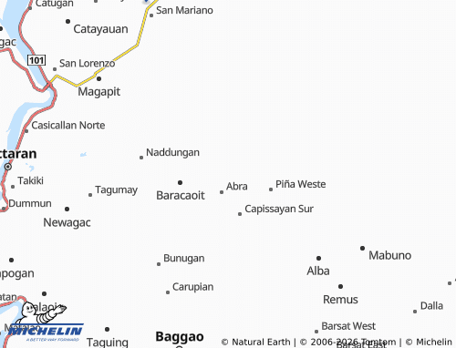 Kaart MICHELIN Capissayan Norte - ViaMichelin