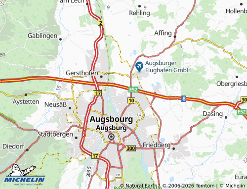 Mapa MICHELIN Hammerschmiede - ViaMichelin