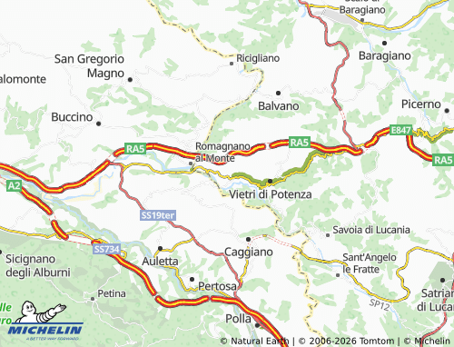 MICHELIN-Landkarte Mosileo - ViaMichelin