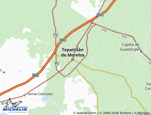 Carte MICHELIN Providencia - ViaMichelin