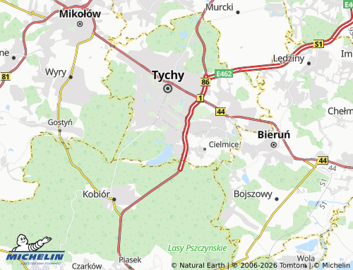 Mappa MICHELIN Paprocany - ViaMichelin
