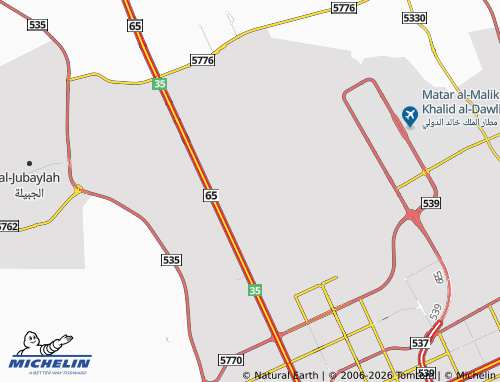 Mappa MICHELIN al-'Arid - ViaMichelin