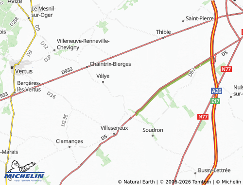 Carte MICHELIN Germinon - ViaMichelin