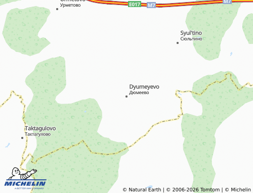 MICHELIN-Landkarte Dyumeyevo - ViaMichelin