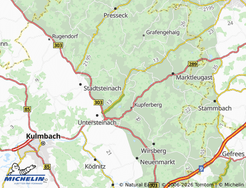 Mappa MICHELIN Guttenberg - ViaMichelin