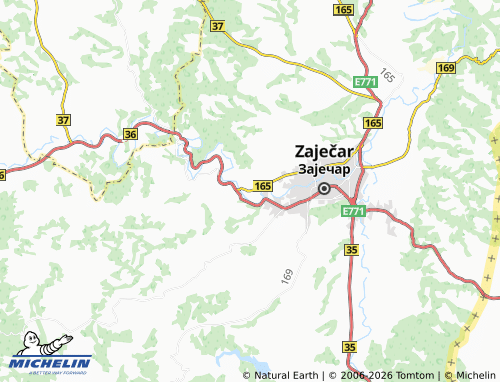 Kaart MICHELIN Zvezdan - ViaMichelin