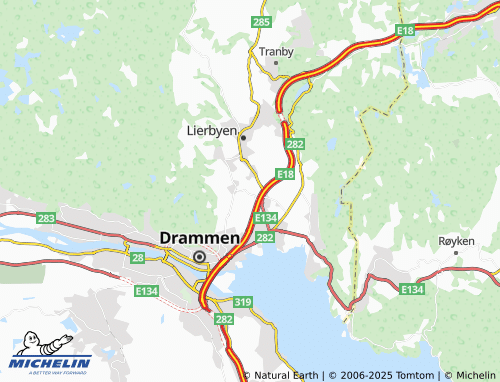 MICHELIN Kjellstad map - ViaMichelin