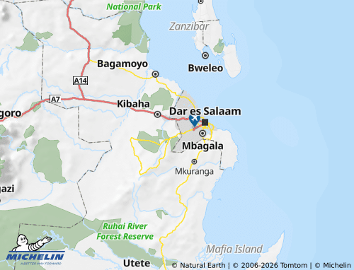MICHELIN Ilala map - ViaMichelin