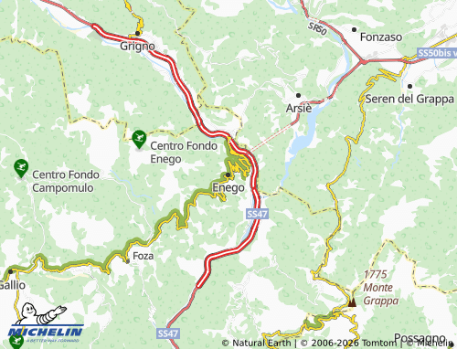 Mappa MICHELIN Enego - ViaMichelin
