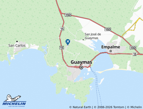 Mappa MICHELIN Ocotillo, Sección San Germán - ViaMichelin