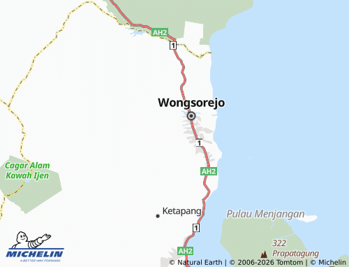 MICHELIN Alasbulu map - ViaMichelin