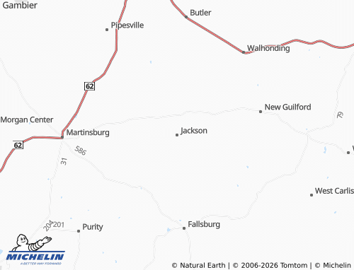 Mappa MICHELIN Jackson - ViaMichelin