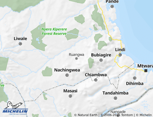 Mappa MICHELIN Ruangwa - ViaMichelin