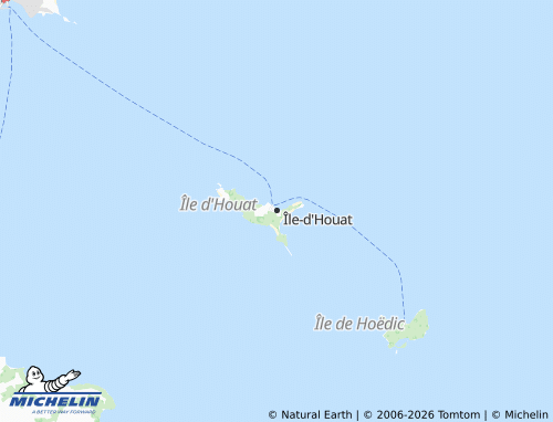 MICHELIN Île-d'Houat map - ViaMichelin