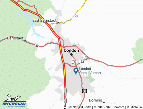 Carte MICHELIN London - ViaMichelin