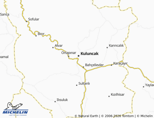 Mappa MICHELIN Yeni - ViaMichelin