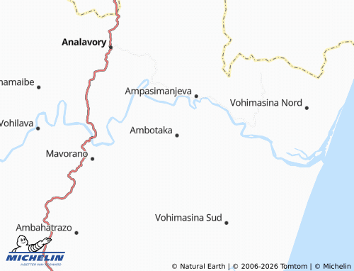 Carte MICHELIN Ambotaka - ViaMichelin