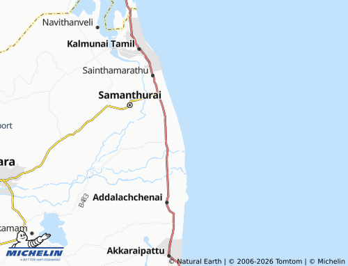 Mappa MICHELIN Ninthavur 09 - ViaMichelin