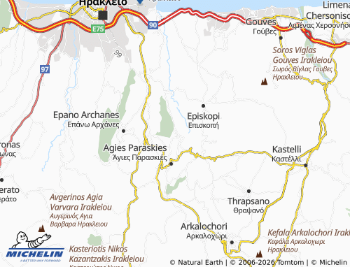 Mapa MICHELIN Myrtia - ViaMichelin