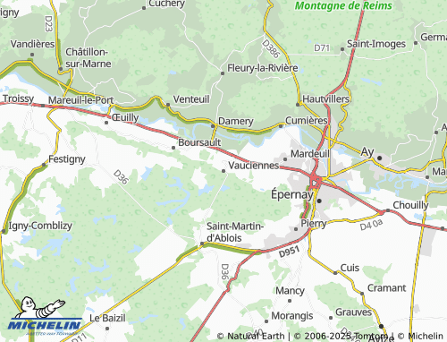 MICHELIN Vauciennes map - ViaMichelin